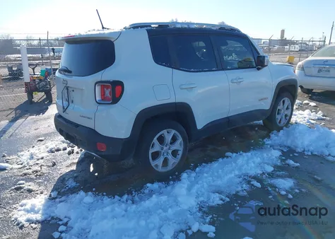 2018 Jeep Renegade Limited 4X4 from USA, damaged, VIN ZACCJBDB4JPG98657